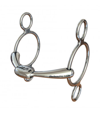 Bett WTP LR Universal - Pessoa - 3 Ringar - Winning Tongue Plate Bit