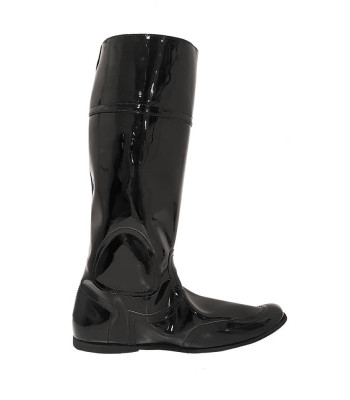 Jockey Race Boot - All black - Synthetic - Hoof and Holler Racing