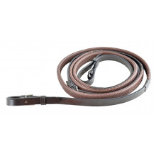 Pony Race Rubber Grip Leather Reins - Dever Saddlery