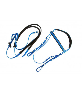 Bridle set "Race" - PVC bridle and reins - Various colors