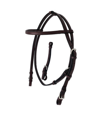 Leather Racing Bridle - USA - with chin strap