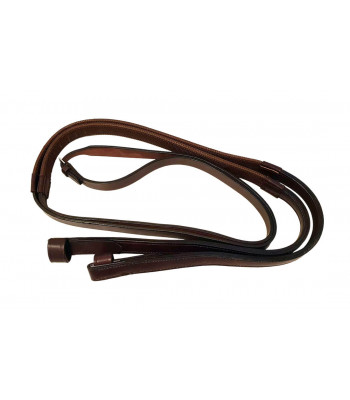 American Leather Racing Reins - Loop end - 1" wide