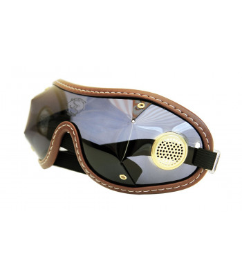 Jockey Goggles Saftisports - Brass Vent - Smoke glass