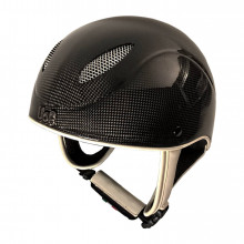 UoF Helmets - Carbon Race - Jockey Race Helmet Carbon Fiber