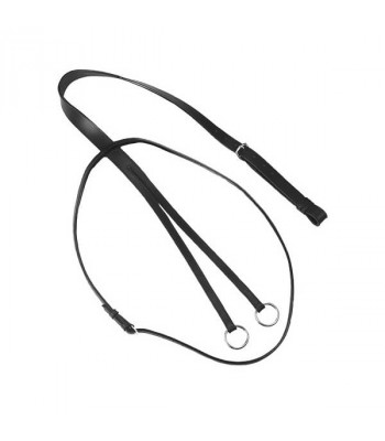 Running martingale - Black Leather