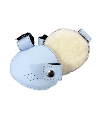 Ear muffs - Standard helmets - Leather with syntheric sheep wool