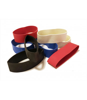 Wrist rubber bands - Various colors - Sold in pairs