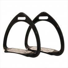 Carbon Fiber Race Stirrups 11 cm - SS Grate Wide Platform